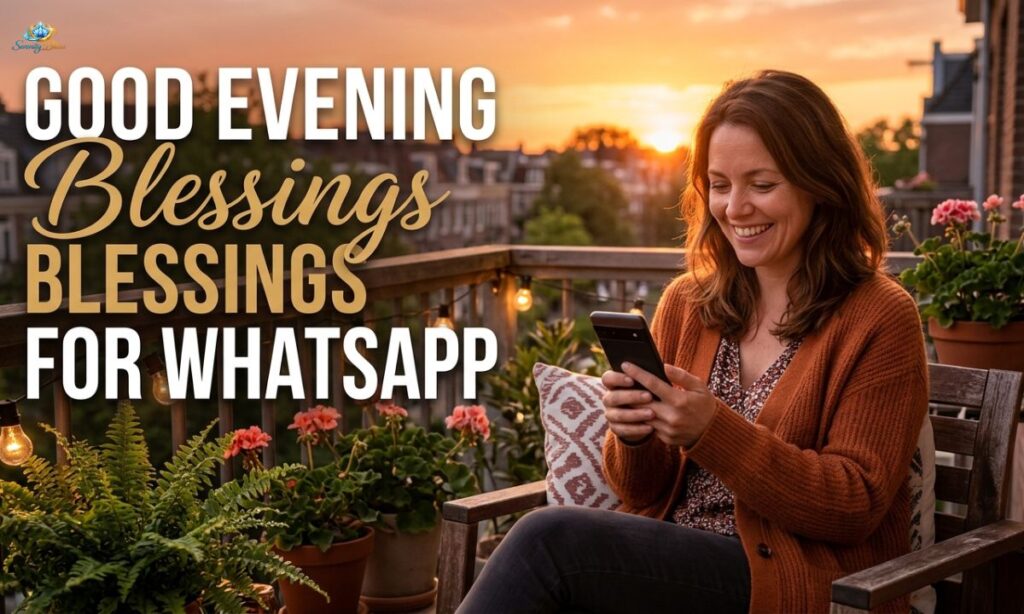 Animated Good Evening Blessings for WhatsApp