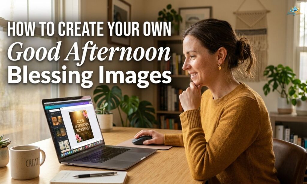 How to Create Your Own Good Afternoon Blessing Images