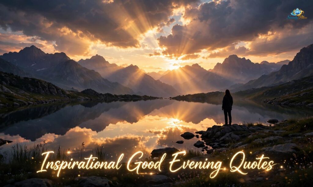 Inspirational Good Evening Quotes