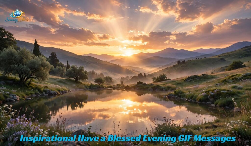 Inspirational Have a Blessed Evening GIF Messages