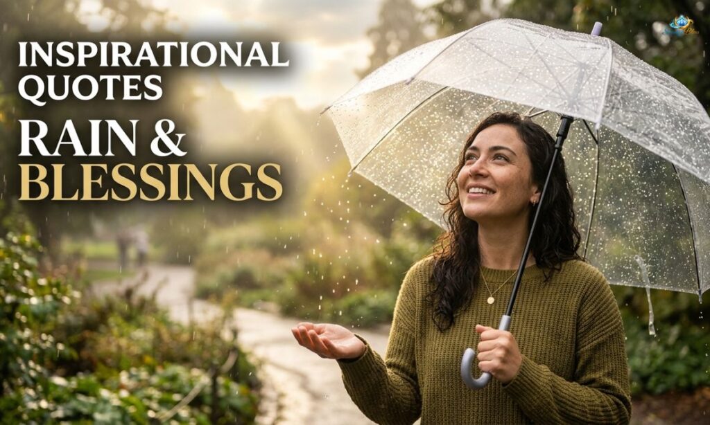 Inspirational Quotes About Rain and Blessings