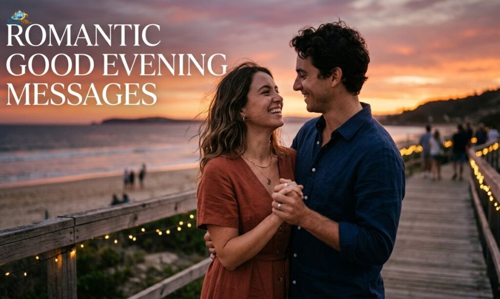 Romantic Animated Good Evening Messages