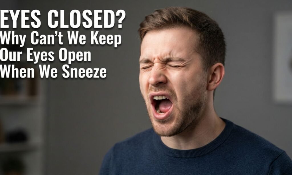 Why Can’t We Keep Our Eyes Open When We Sneeze