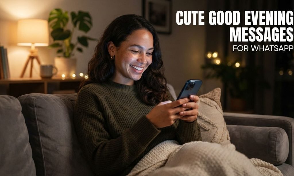 Cute Good Evening Messages for WhatsApp and Social Media
