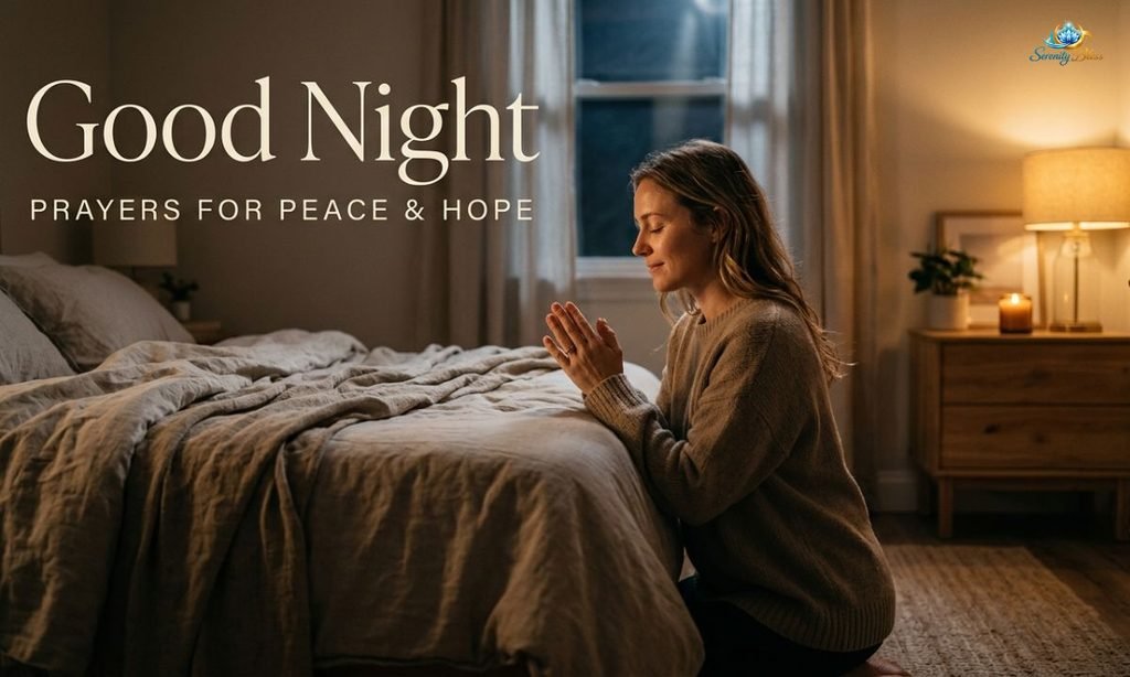 Good Night Blessings Images with Prayers for Peace and Hope