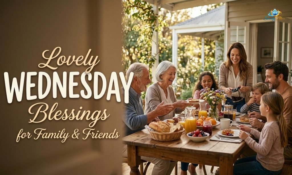 Lovely Wednesday Blessings for Family and Friends